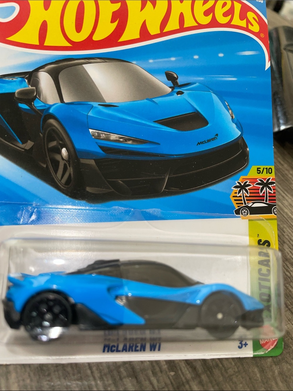 McLaren W1 Blue Hot Wheels